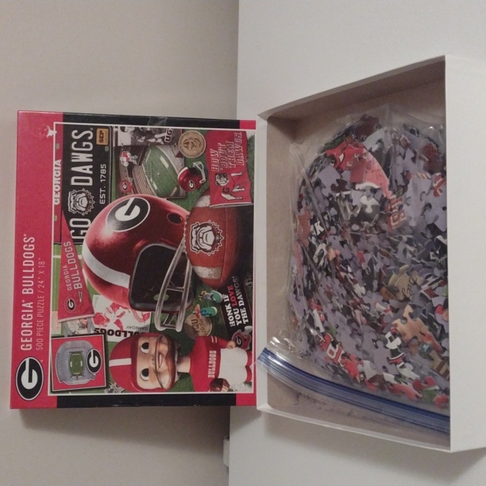You the fan Georgia bulldogs jigsaw puzzle 500 piece